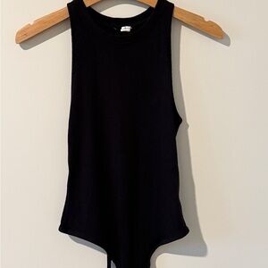 Wilfred Black Ribbed Top